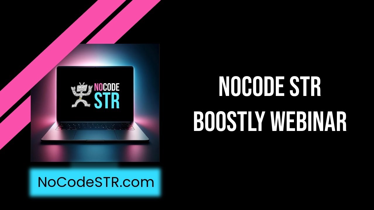 NoCodeSTR.com ★ Webinar for Boostly's Book Direct Virtual Summit in Fall 2024