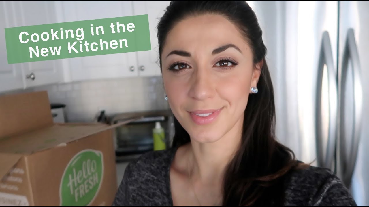 Cooking in the New Kitchen with HelloFresh | RealLeyla Vlog