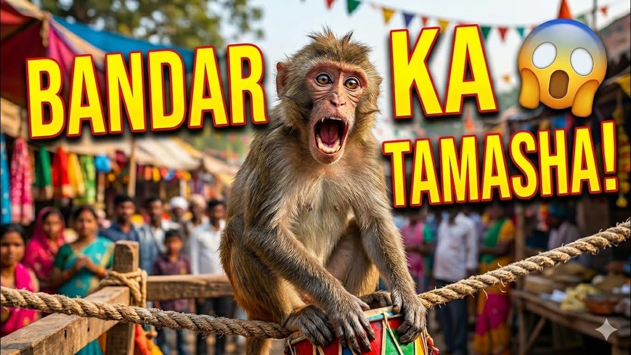Bandar Ka Tamasha | Sabse Funny Bandar Video 😂🐵