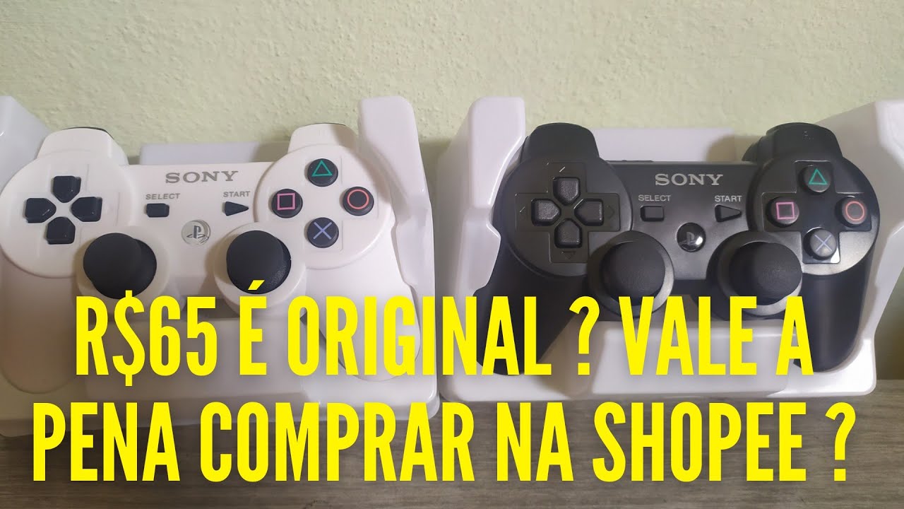 Controle de PS3 muito barato comprado na shopee vale a pena ? &eacute; original ?