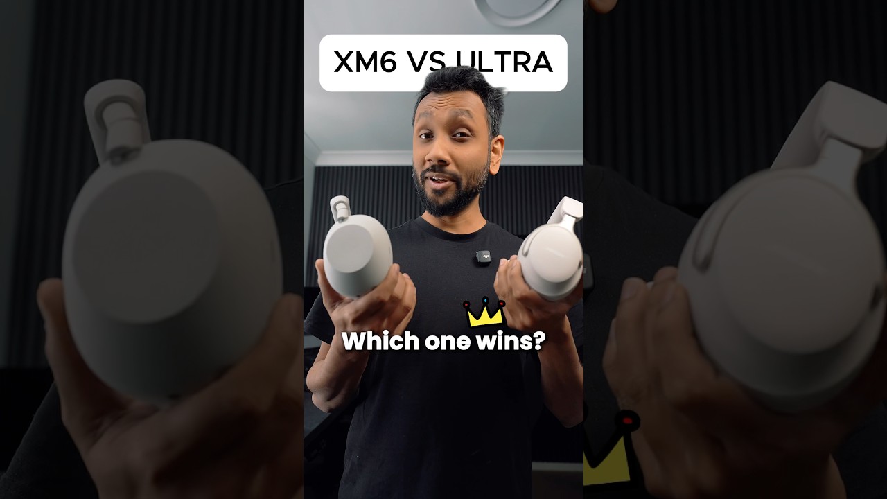 Bose Quietcomfort Ultra VS Sony WH1000 XM6 headphones
