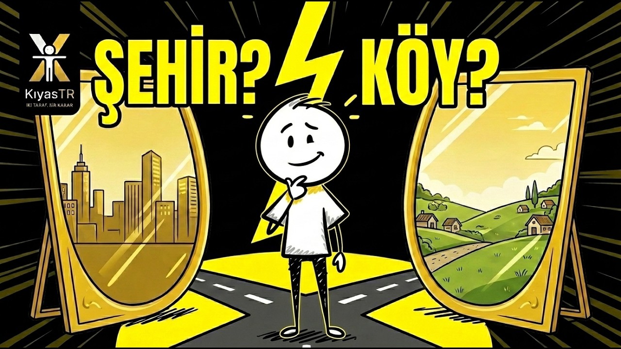 Şehir mi Köy mü? Hangisi Gerçekten Daha Mutlu? | KıyasTR