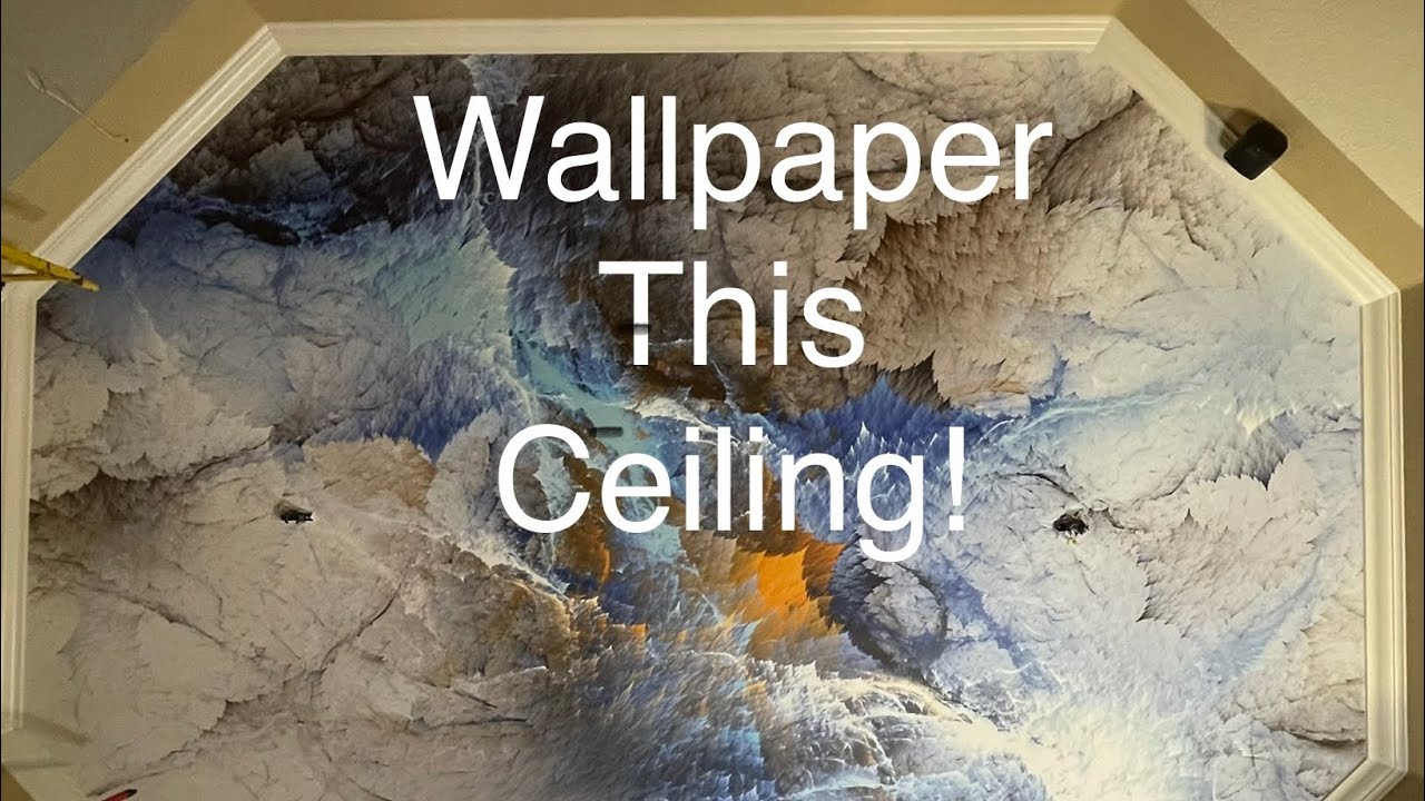 How to Install Wallpaper on a Ceiling - Spencer Colgan