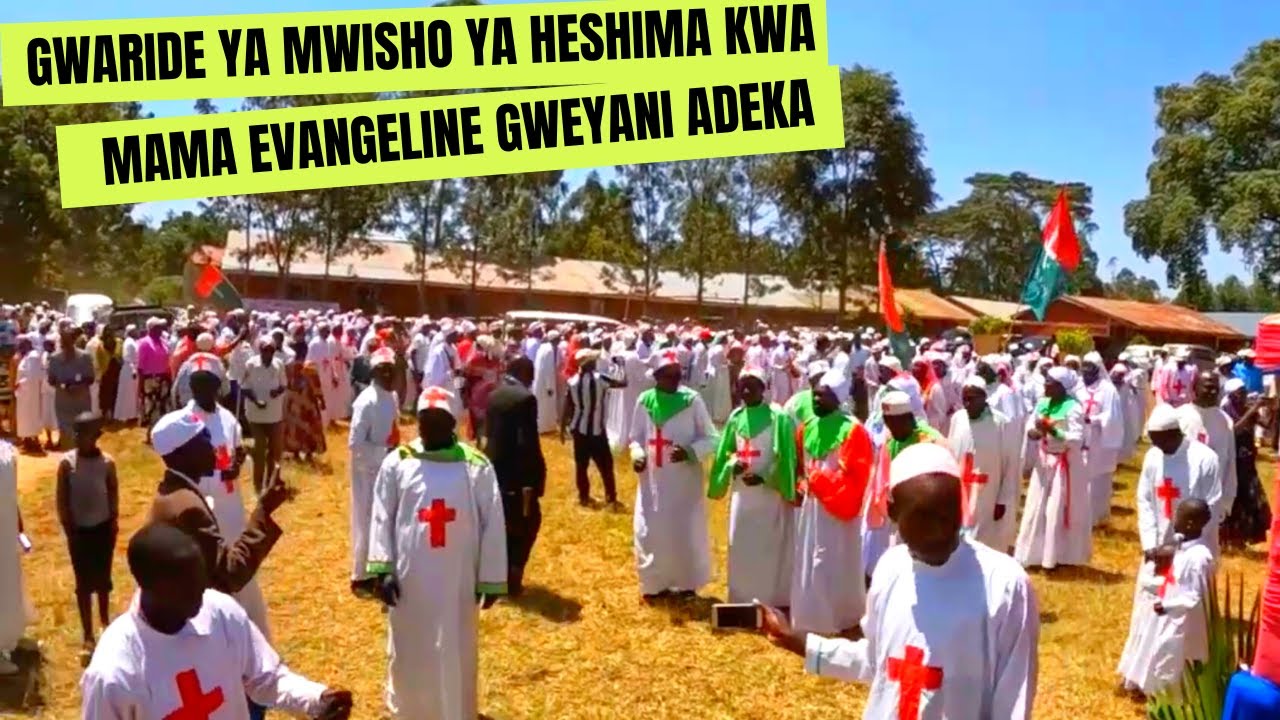 Gwaride ya Mwisho ya Heshima kwa Mama Evangeline Adeka | HSCEA