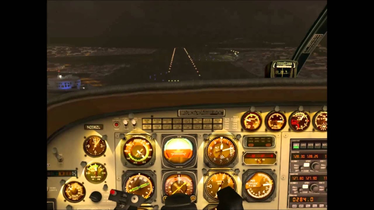 {FSX} Cessna 208 Caravan landing at Ilhéus