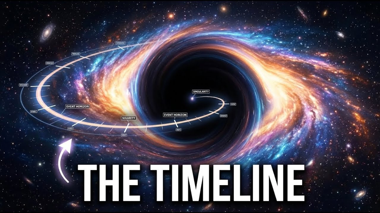 A Full Timeline of Falling Into a Black Hole (From Outside to the End)