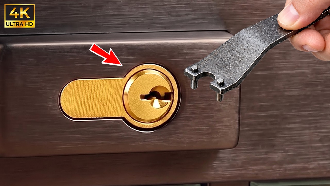 Crazy Way to Open Any Lock Without Key😱 The Secret Locksmiths Don't Want You to Know!
