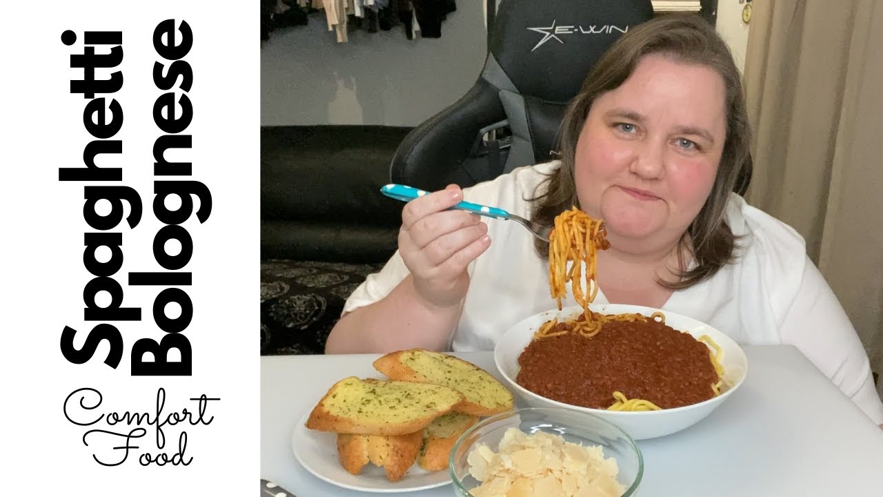 Spaghetti Bolognese Pasta MUKBANG | Comfort Food | Big Bites