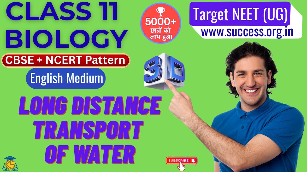 20C Class 11th EM BIOLOGY Long Distance Transport of Water