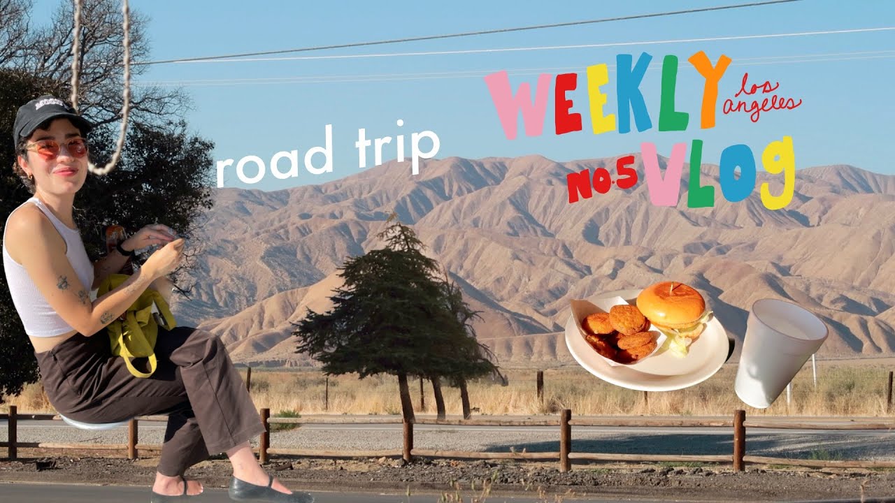 Weekly Vlog | A cozy road trip to Santa Barbara! 🥤
