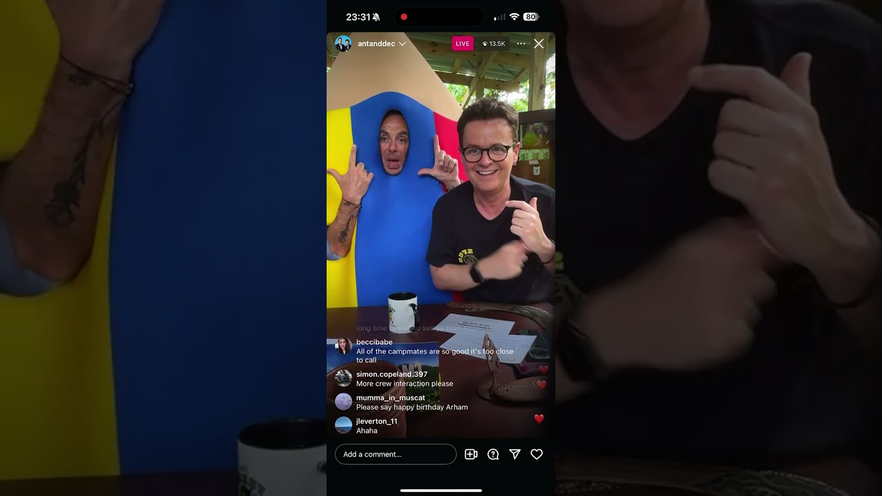 Ant and Dec Jungle Club 02/12/24 (Instagram Live)