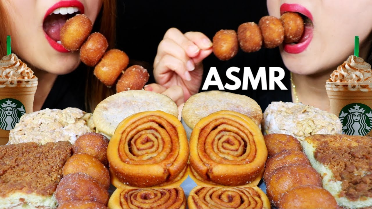 ASMR CINNAMON ROLLS, ICE CREAM, COFFEE CAKE, CINNABON, CEREAL TREAT) 리얼사운드 먹방 | Kim&Liz ASMR