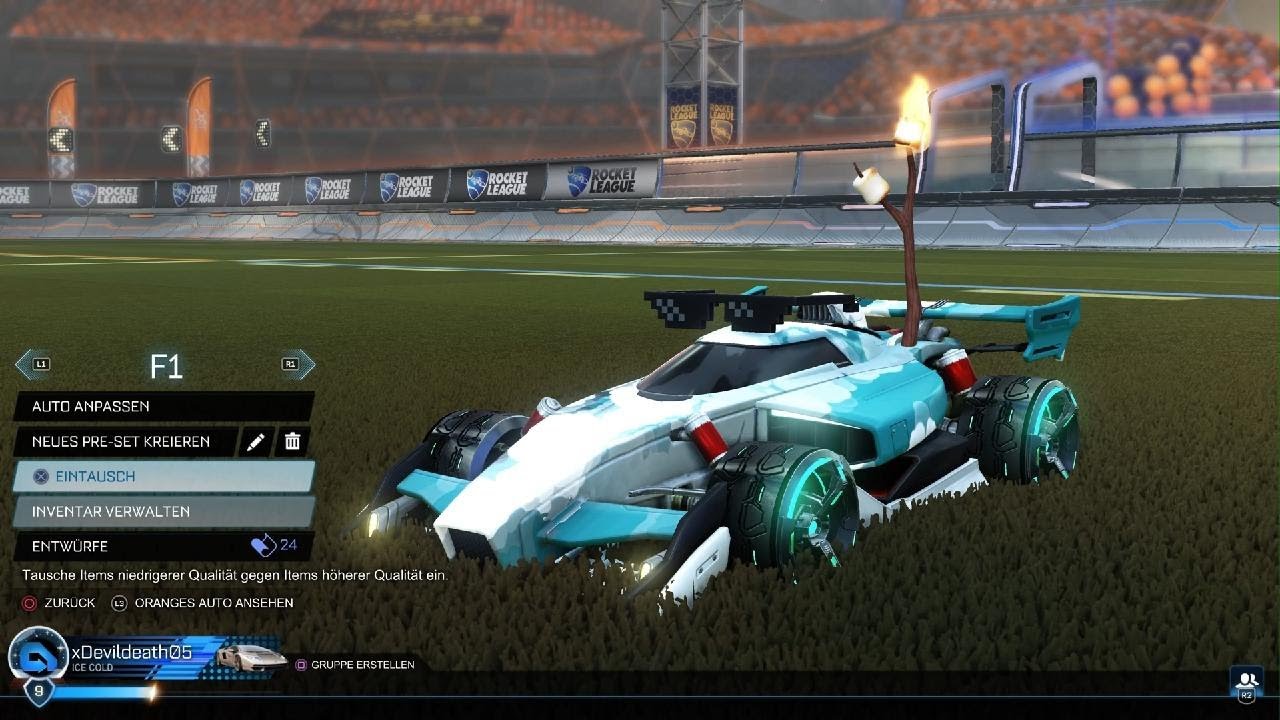 Rocket league xD (Kisten,Items, New car)