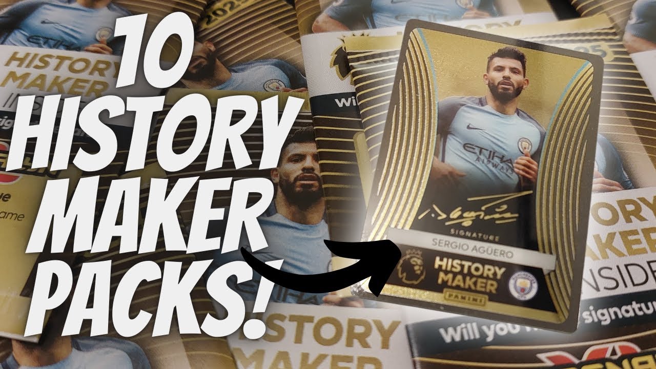 Can I find an AGUERO autograph!? Opening 10 HISTORY MAKER packs! ADRENALYN XL 2025!