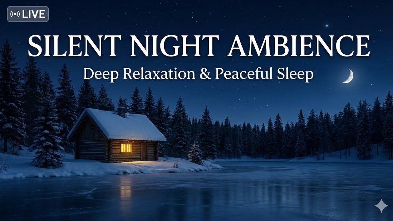 Silent Night Ambience | Deep Relaxation & Peaceful Sleep