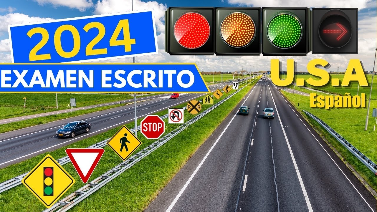 2025 NUEVO EXAMEN TEORICO DE MANEJO EN ESPA&Ntilde;OL.LICENCIA DE CONDUCIR EN USA.