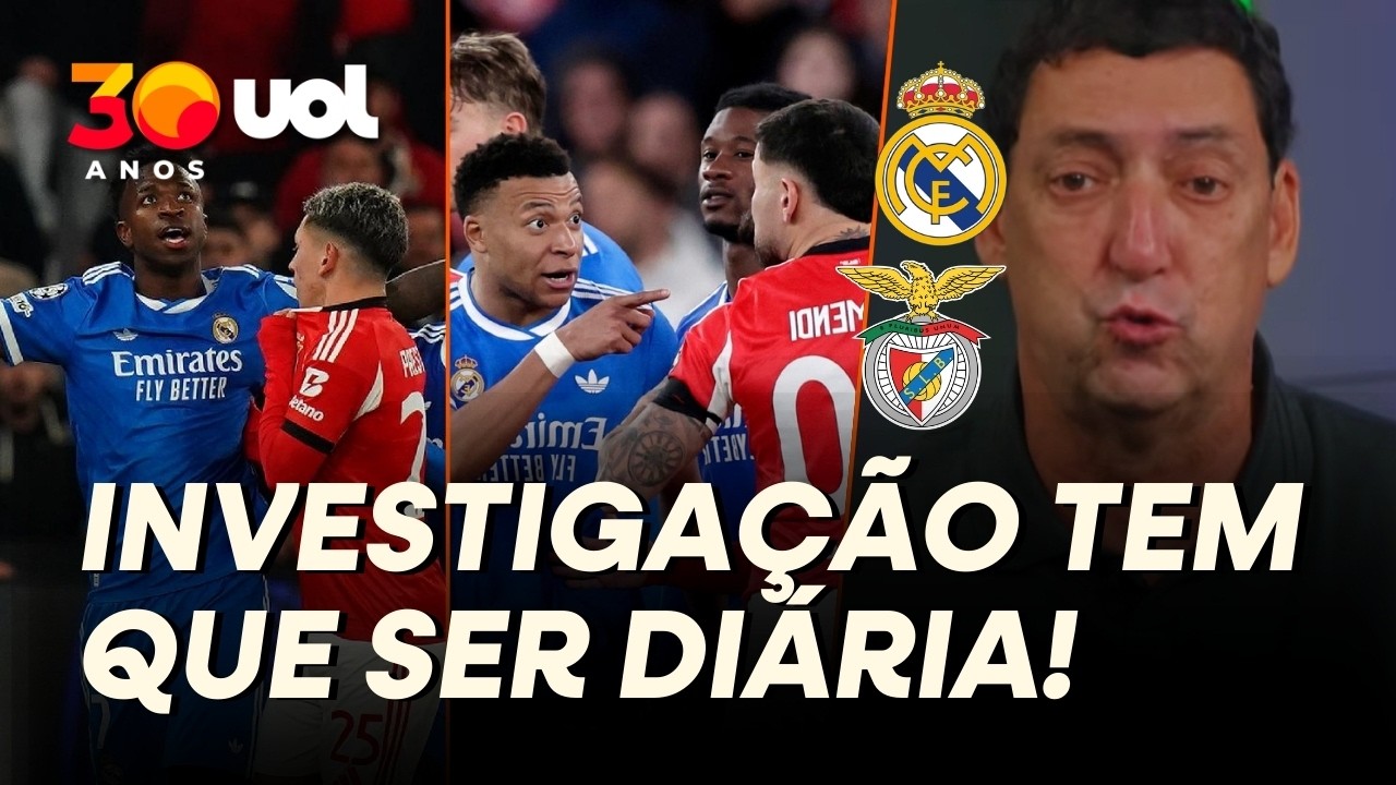 VINI JR SOFRE RACISMO NA CHAMPIONS: 'FIFA E UEFA PRECISAM FAZER INVESTIGAÇÕES DIÁRIAS', DIZ PVC