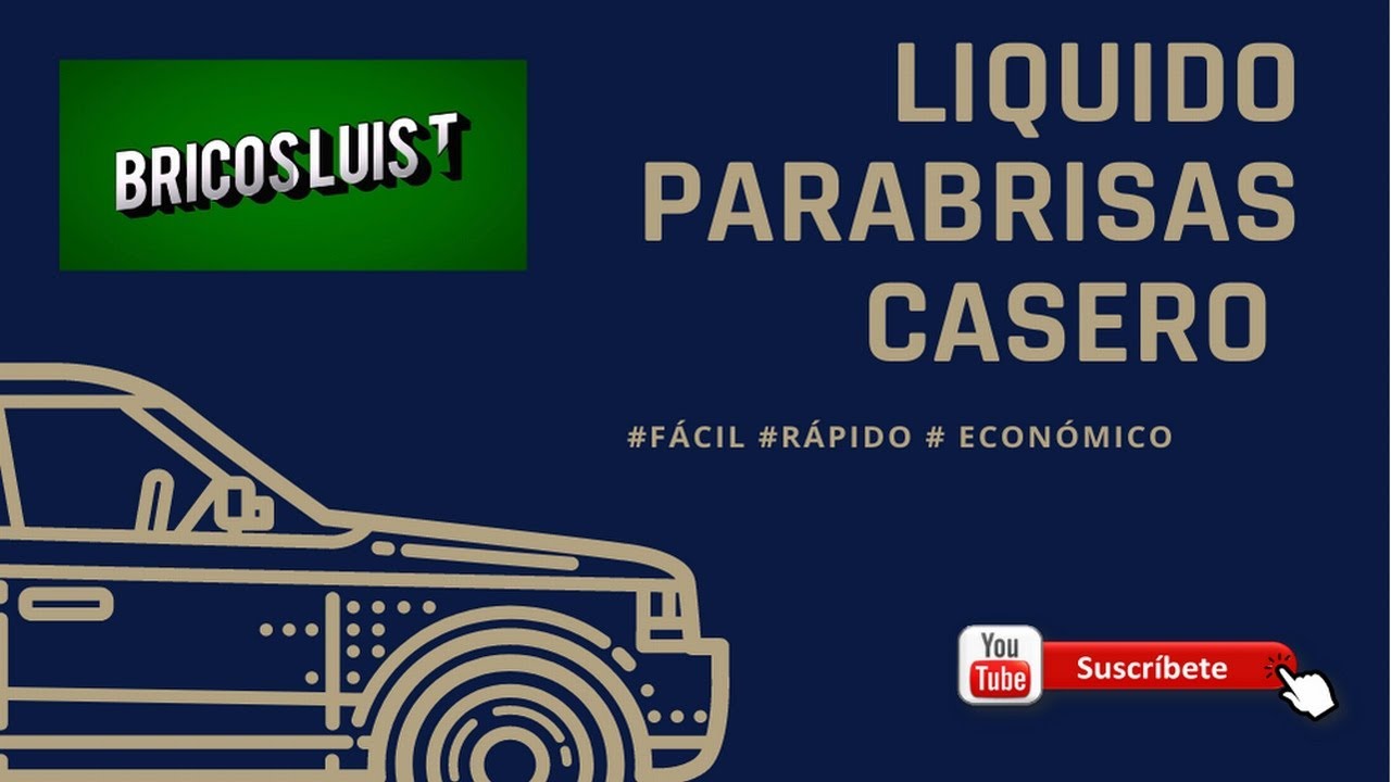 COMO HACEMOS NUESTRO PROPIO  LIQUIDO LIMPIABRISAS casero (( Homemade windshield liquid ))