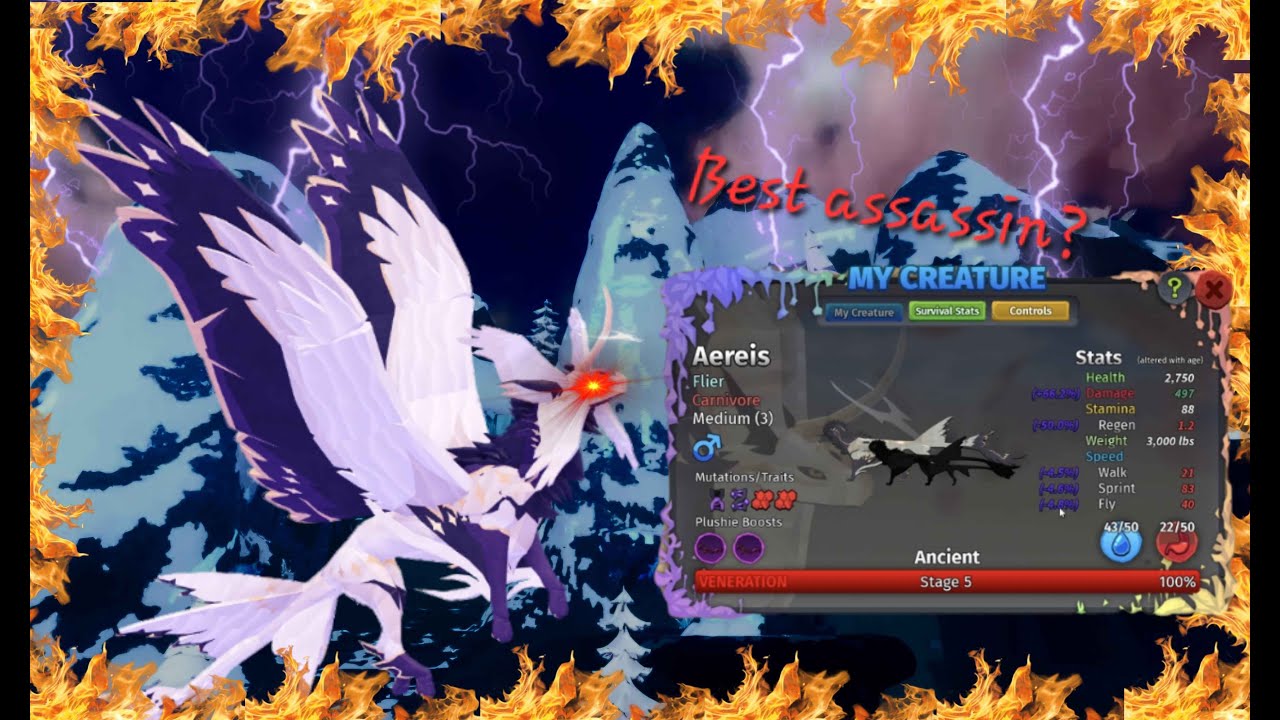 Aereis  5Stage kosing as  Creatures  of Sonaria