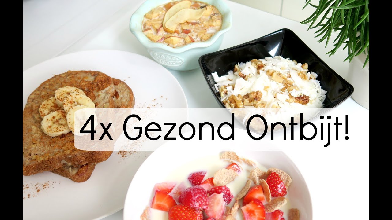 4 Recepten voor een Gezond Ontbijt - o.a. Havermout uit de Oven!
