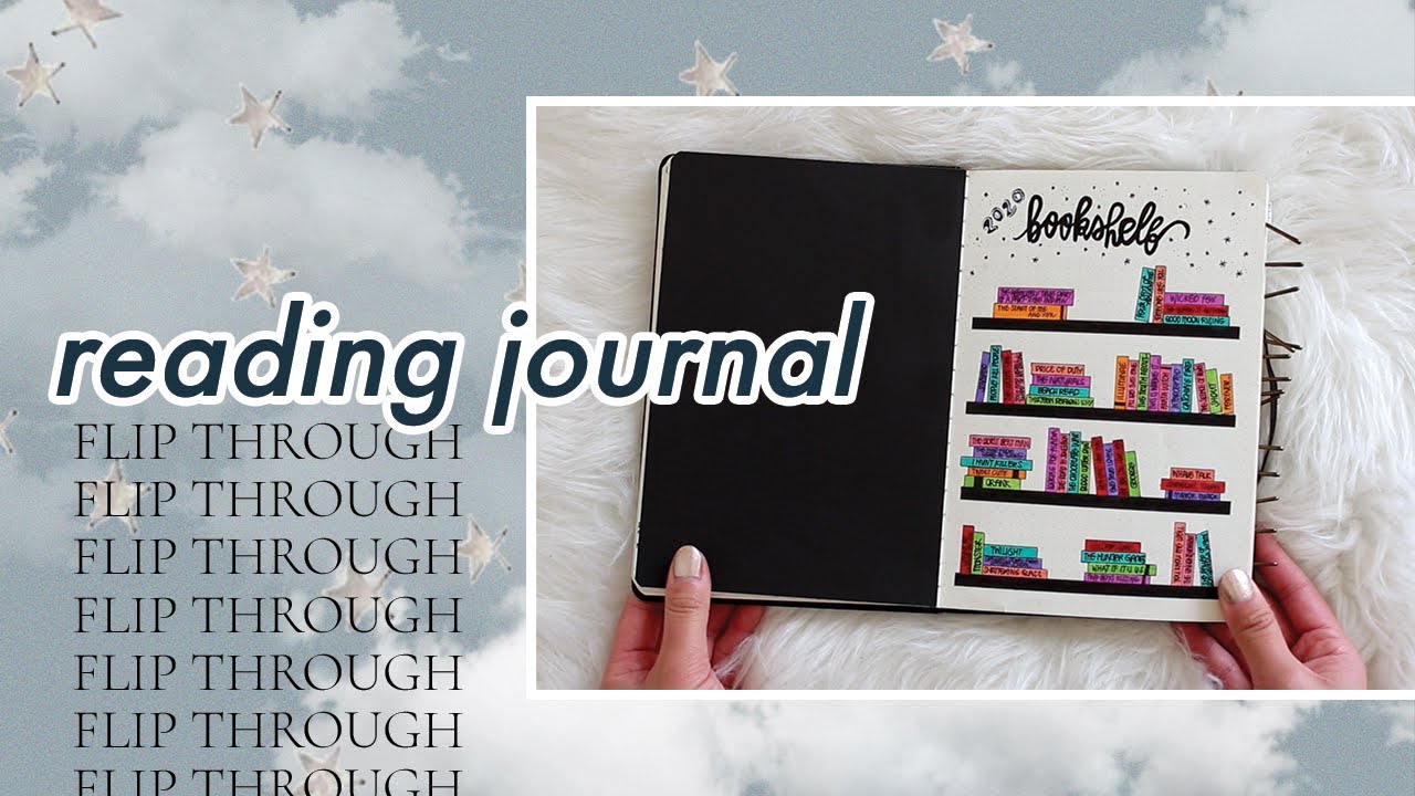 2020 reading journal flip through | 20+ ideas to plan and track your goals