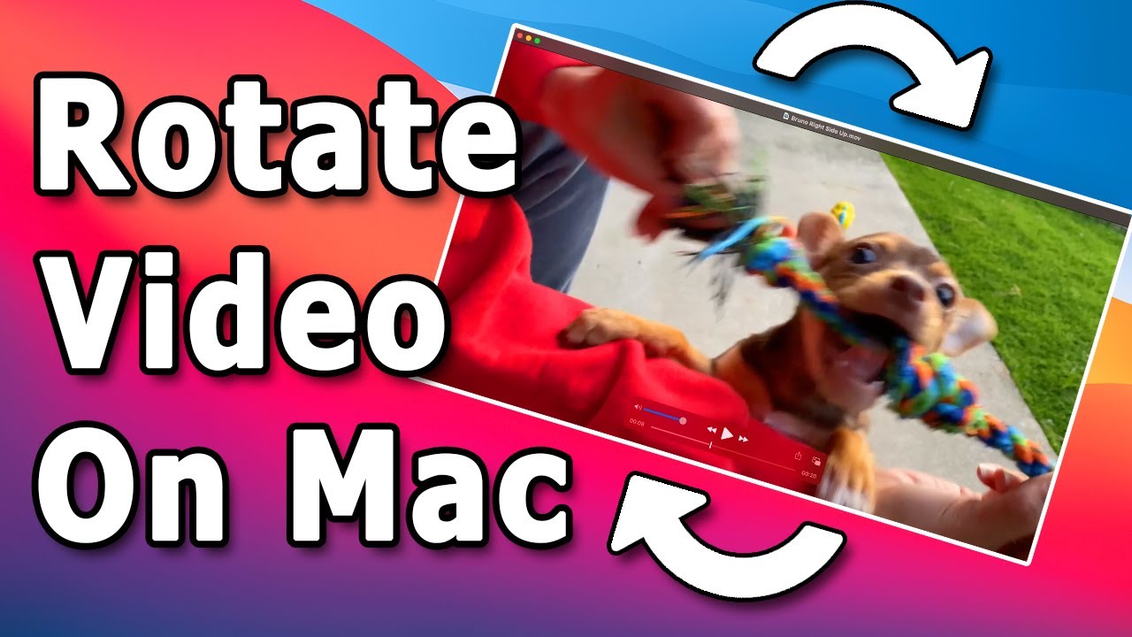 How to Rotate Video on Mac Using QuickTime
