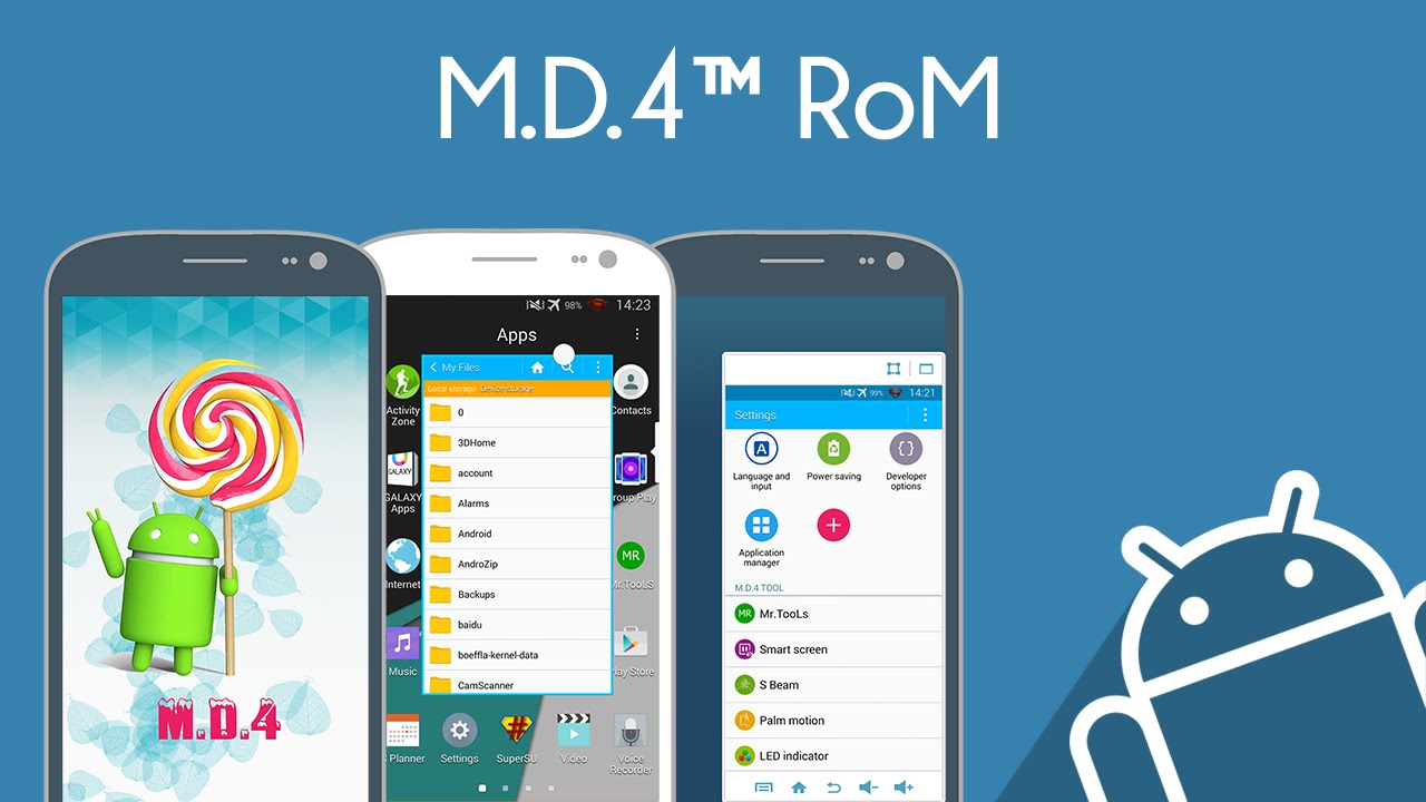 AndroidMod - Trasformare il Galaxy S3 in S6 e Note 4 con la M.D.4™ RoM