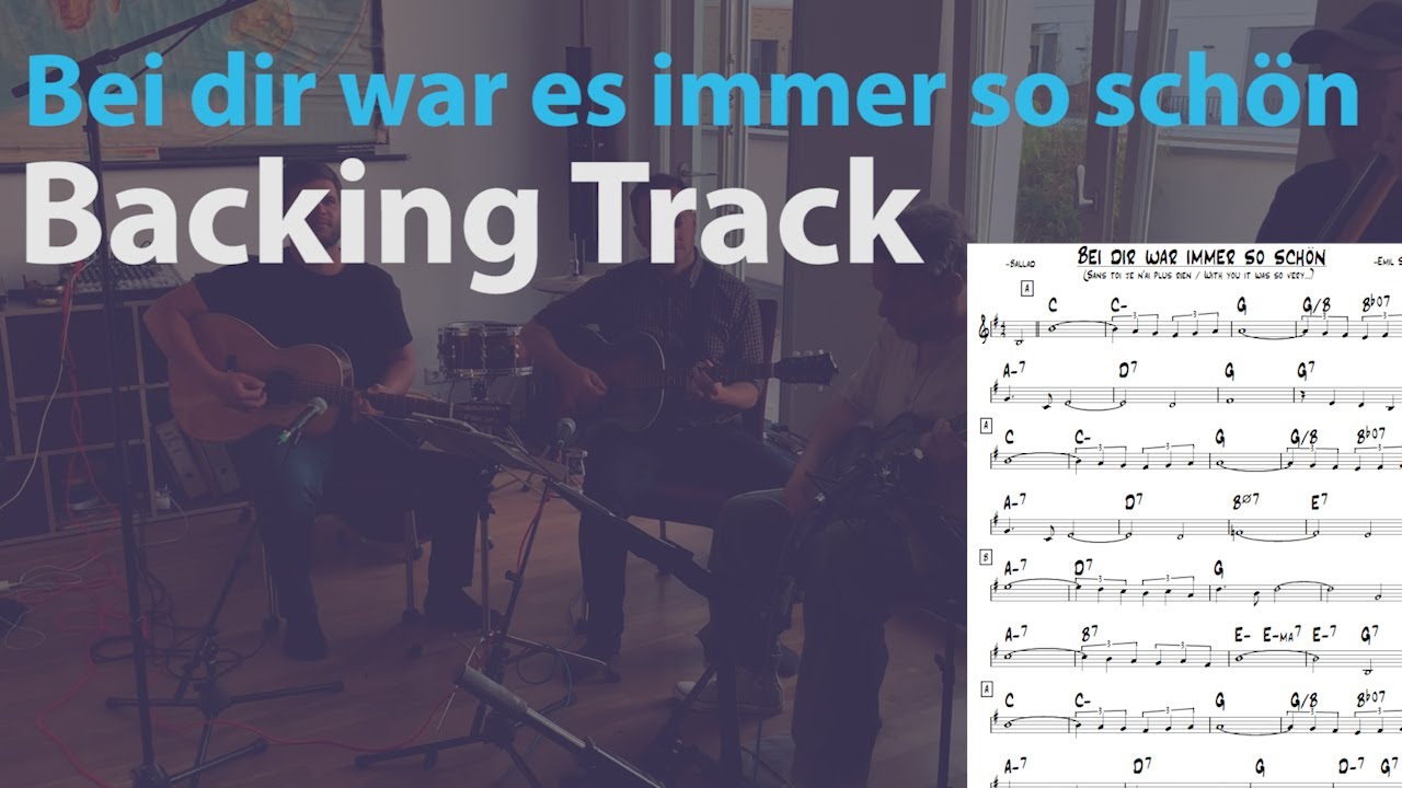 Bei Dir war es immer so schön BACKING TRACK - Gypsy Jazz