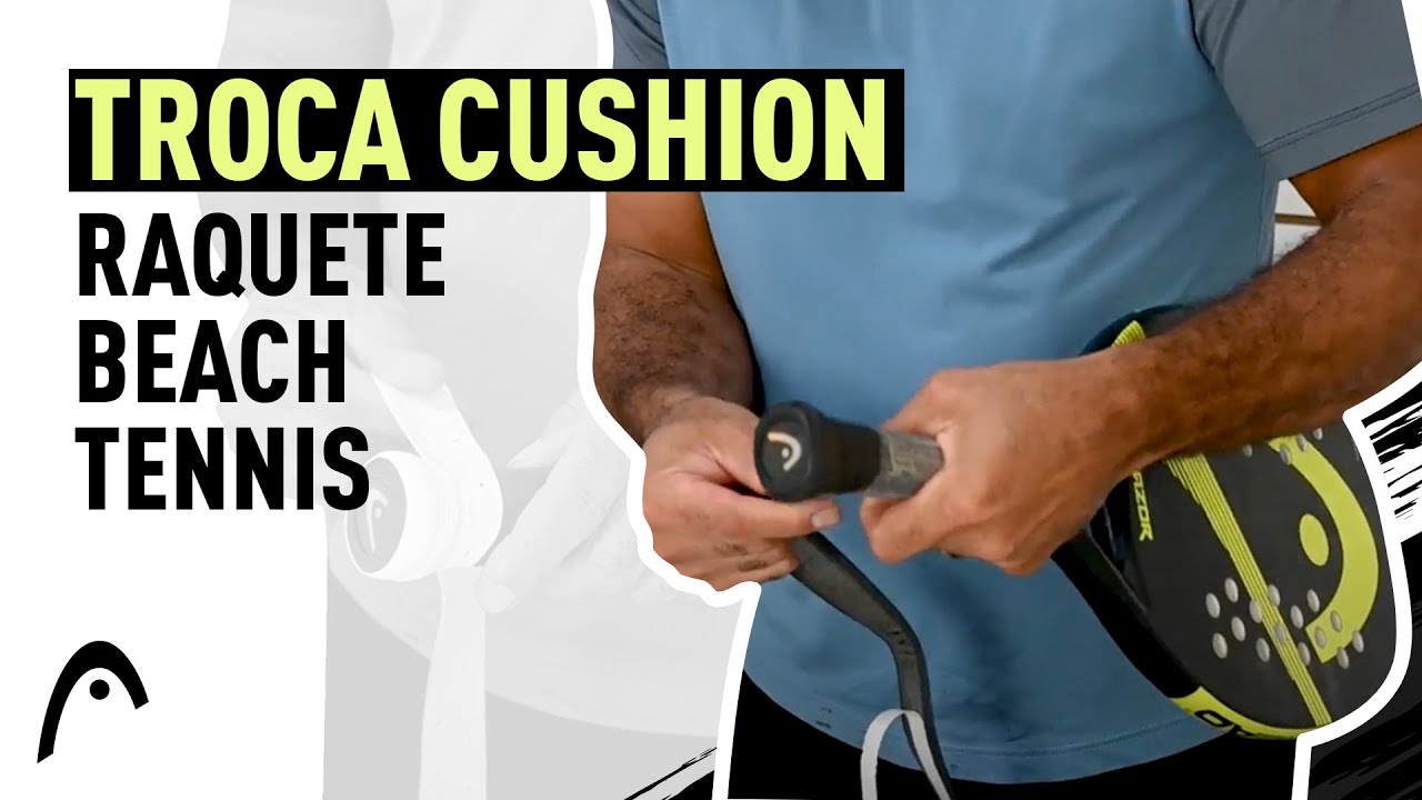 Como colocar cushion grip na raquete?