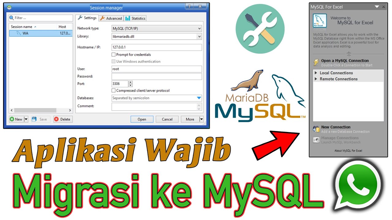 Wajib Instal Sebelum Migrasi Tipe Data Base ke My SQL WA Autorespon