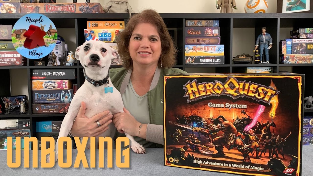Распаковка игровой системы HeroQuest