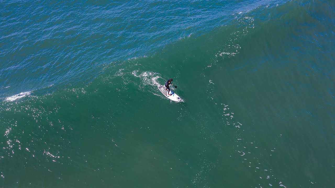 Surfing Linda Mar Pacifica 7 April 2020