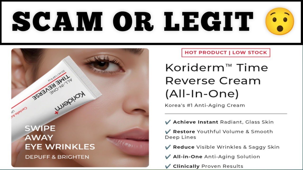 Koriderm Time Reverse Cream Review - Is Koriderm Time Reverse Cream Worth Buying Or Scam?