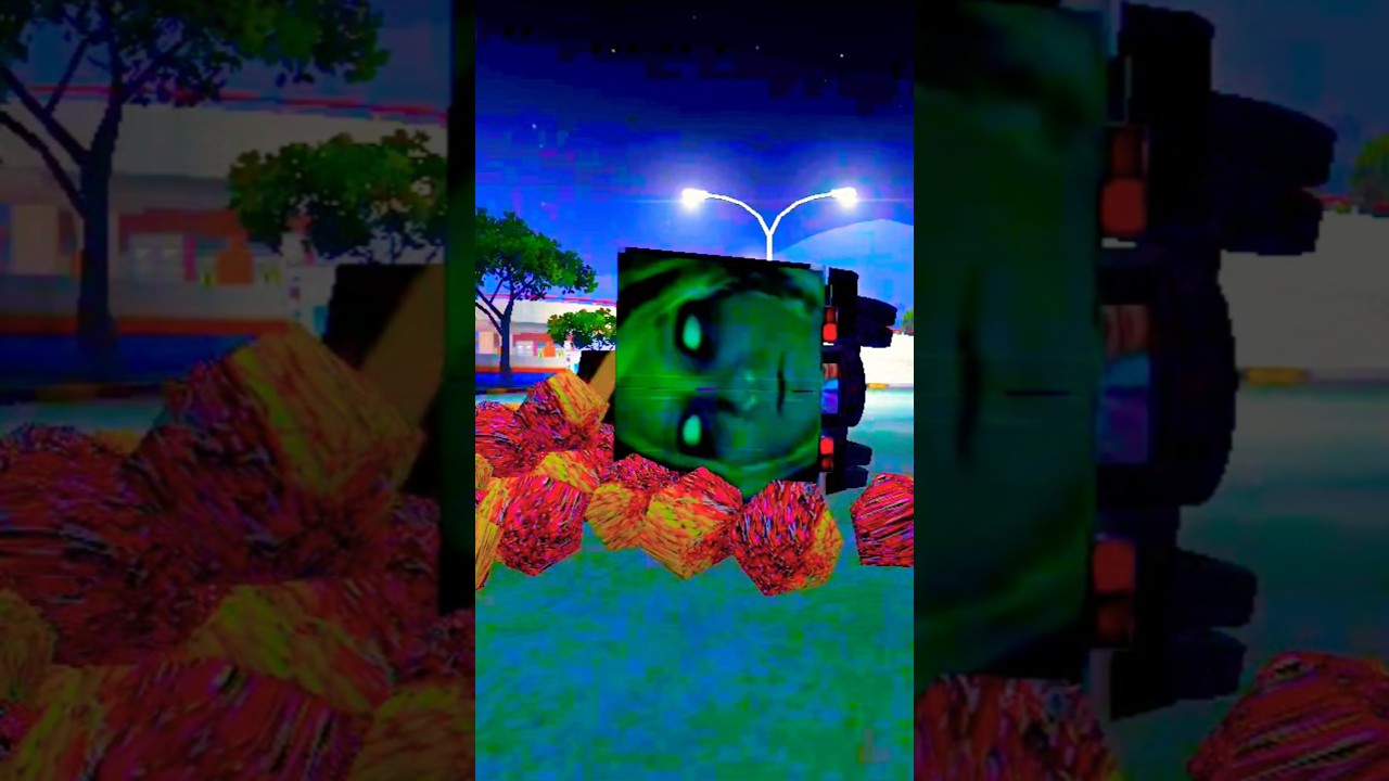 за несколько секунд до того, как грузовик-призрак перевернулся