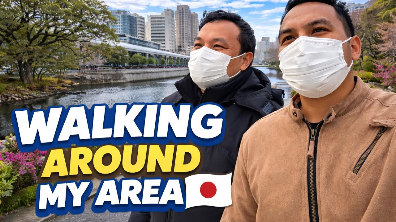 My First Vlog | Walking Around My home with my friend in Japan 🇯🇵