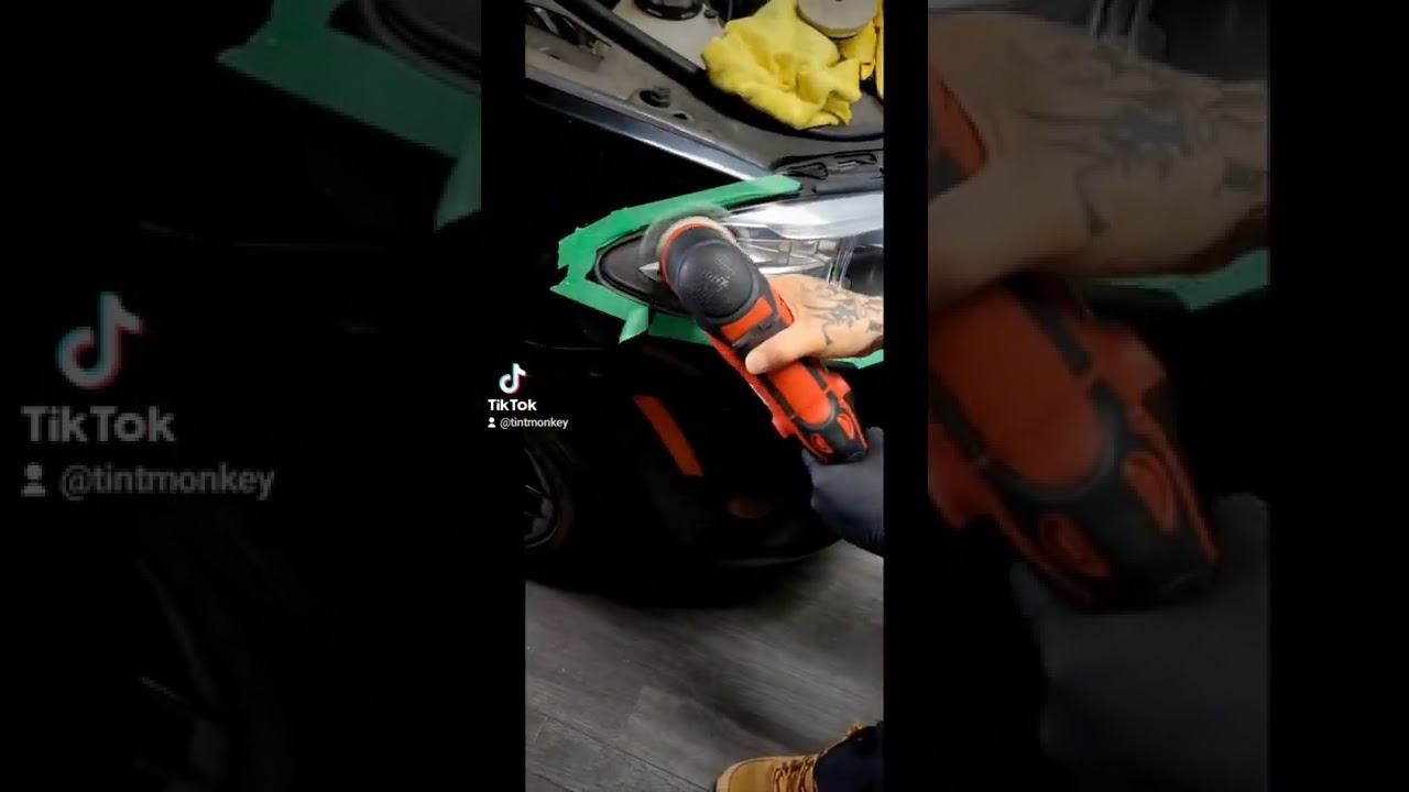Restoring Headlights with Griots Polisher