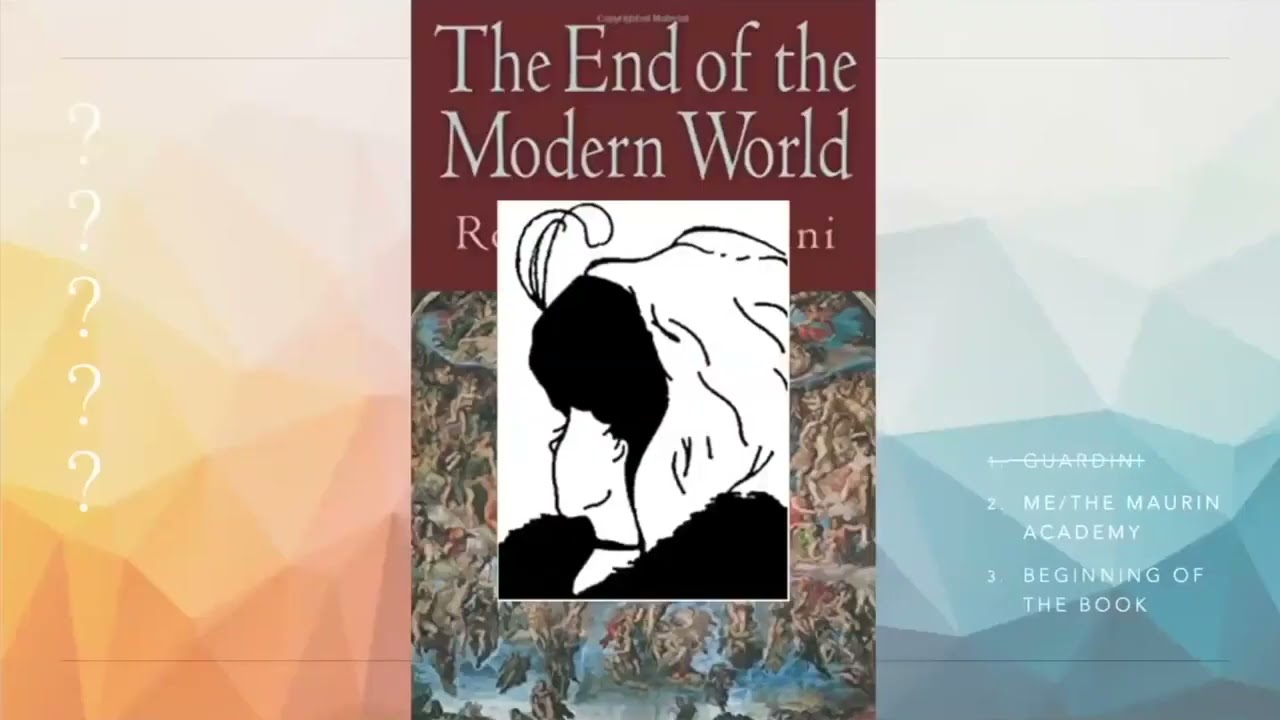 Promo for Short Series: Romano Guardini's The End of the Modern World