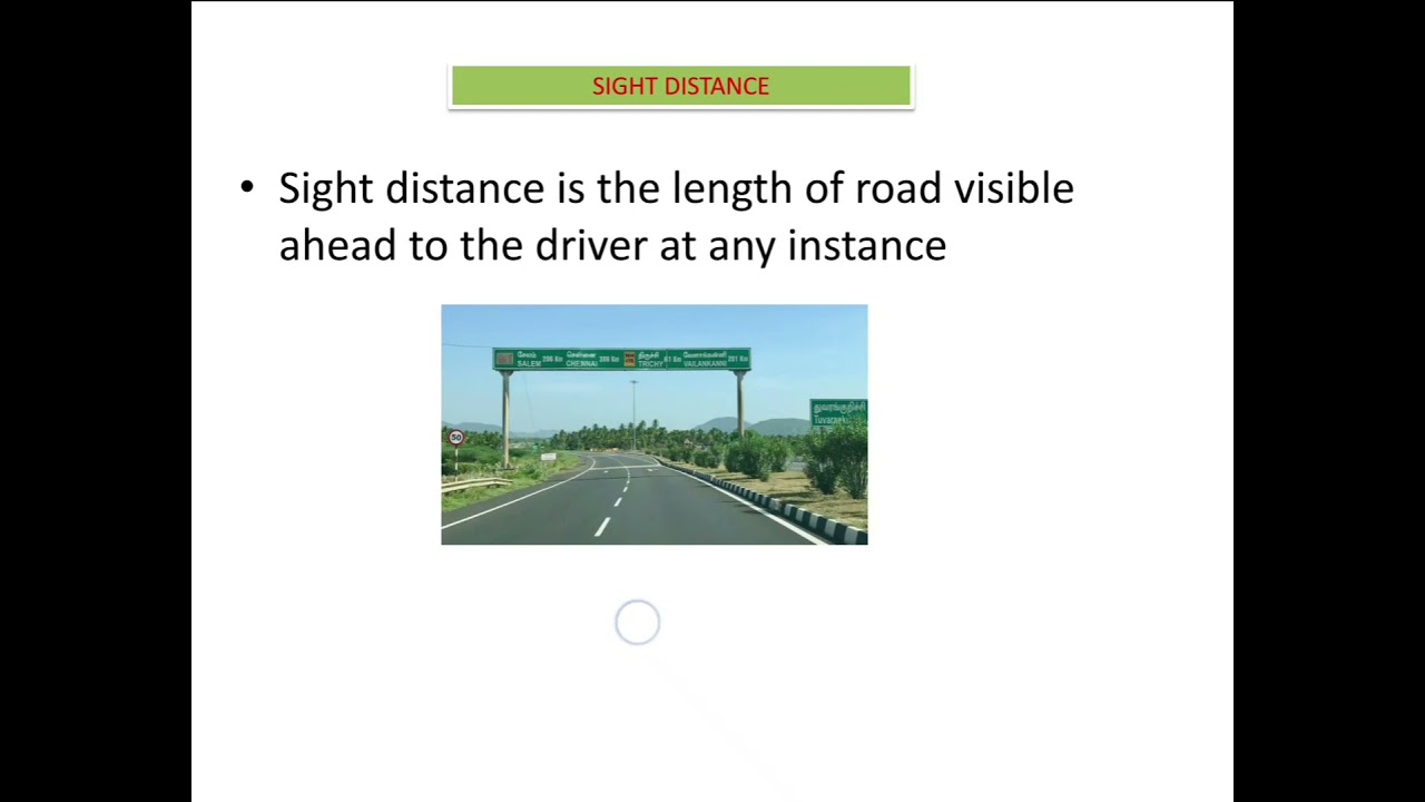 Sight Distance I