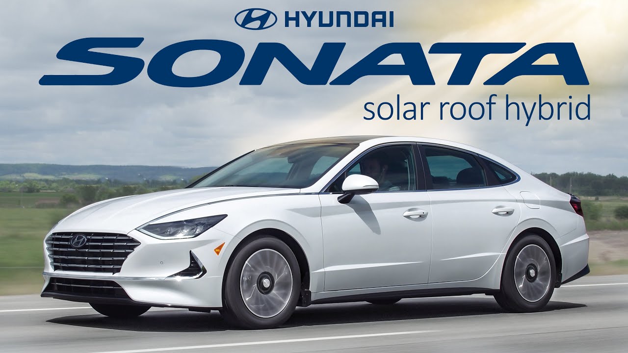 Автомобиль на солнечной энергии - Hyundai Sonata Hybrid 2020 года