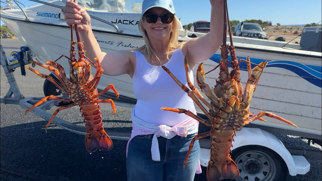 Two nice crays today plus a missed third. 