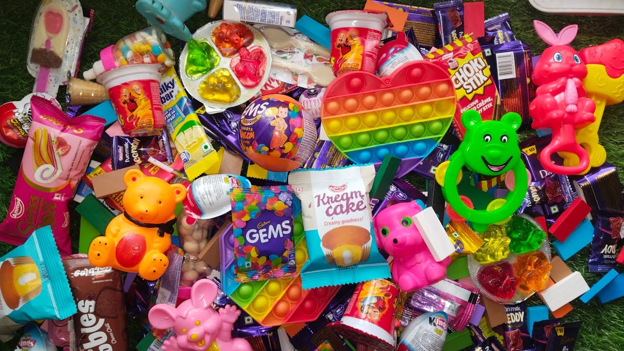 ASMR Video Satisfying Video Candy Chocolate Unboxing Dairy Milk Lover Rainbow Candy Most Popular 🍭🤤