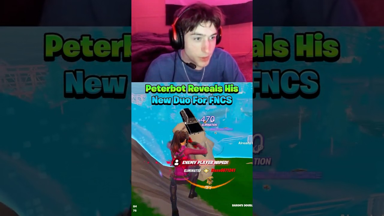 Peterbot представляет свой дуэт для FNCS 🔥 #fortnite #fortniteclips #gaming