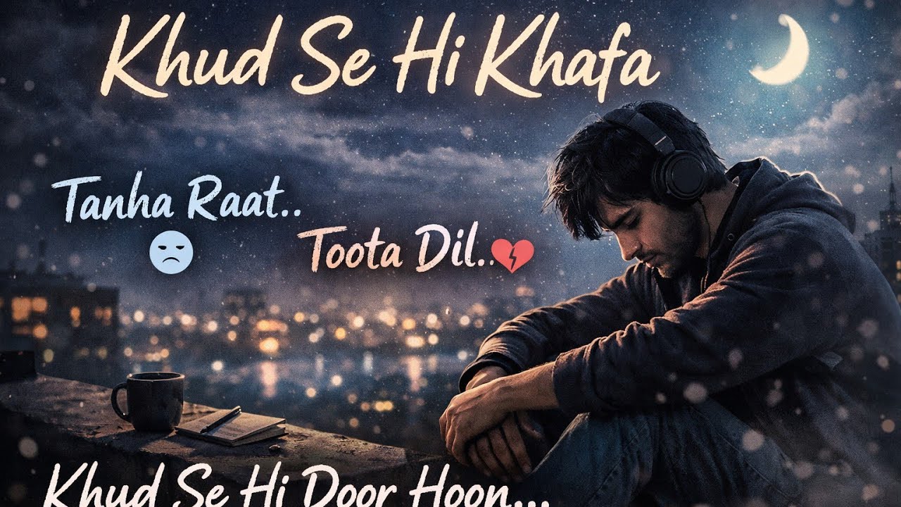 Tanha Raat, Khamoshi Aur Dard 💔 | Emotional Lo-Fi Hindi Song #KhudSeHiKhafa #thursday #hindilofi 