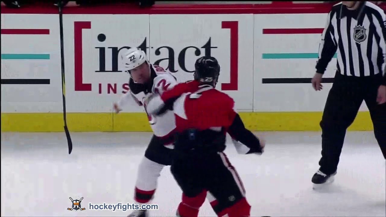 Eric Boulton vs Chris Neil Jan 2, 2012