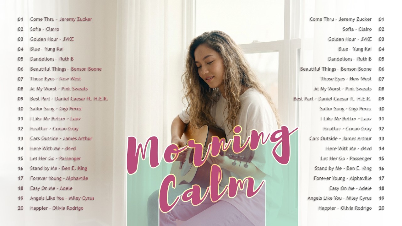 A Calm Morning Routine with Soft Acoustic Songs
