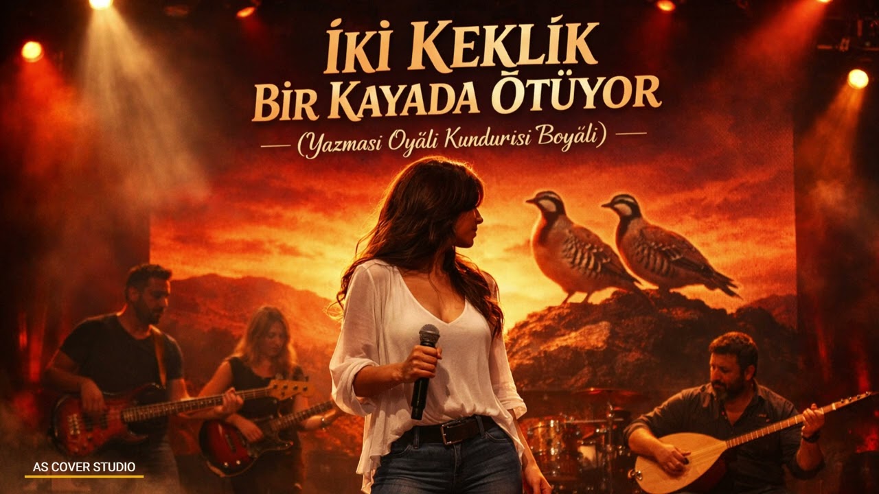 İki Keklik Bir Kayada Ötüyor Yazması Oyalı Kundurası Boyalı / AS COVER STUDIO
