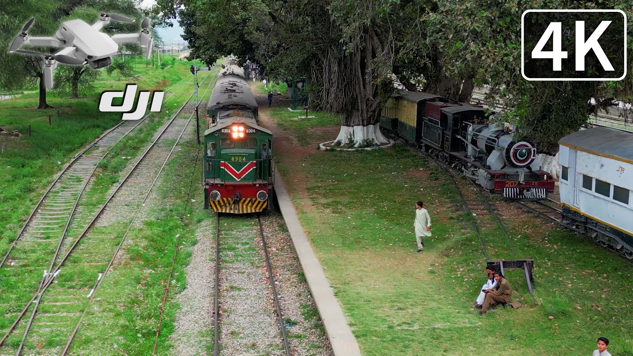 Golra Railway Station Islamabad Drone Footage [4K]
