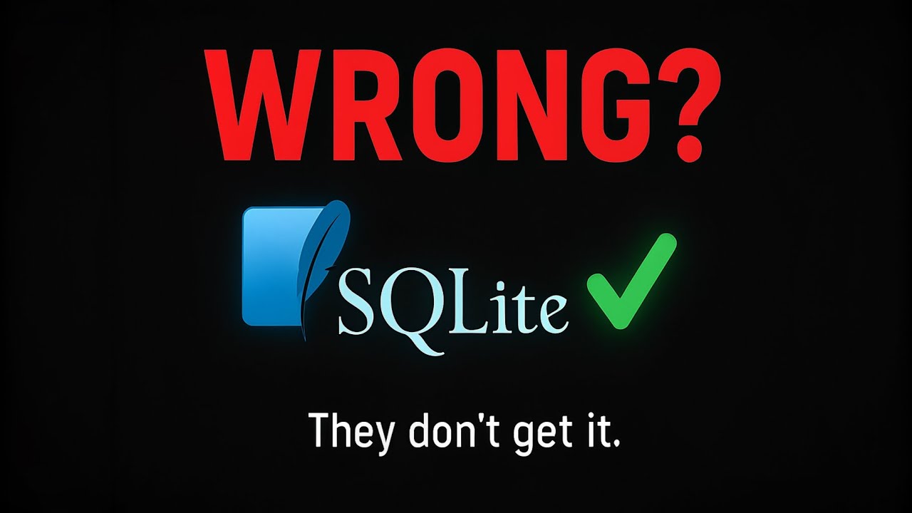 Everyone Is Wrong About SQLite (Here&rsquo;s When It Beats Postgres)