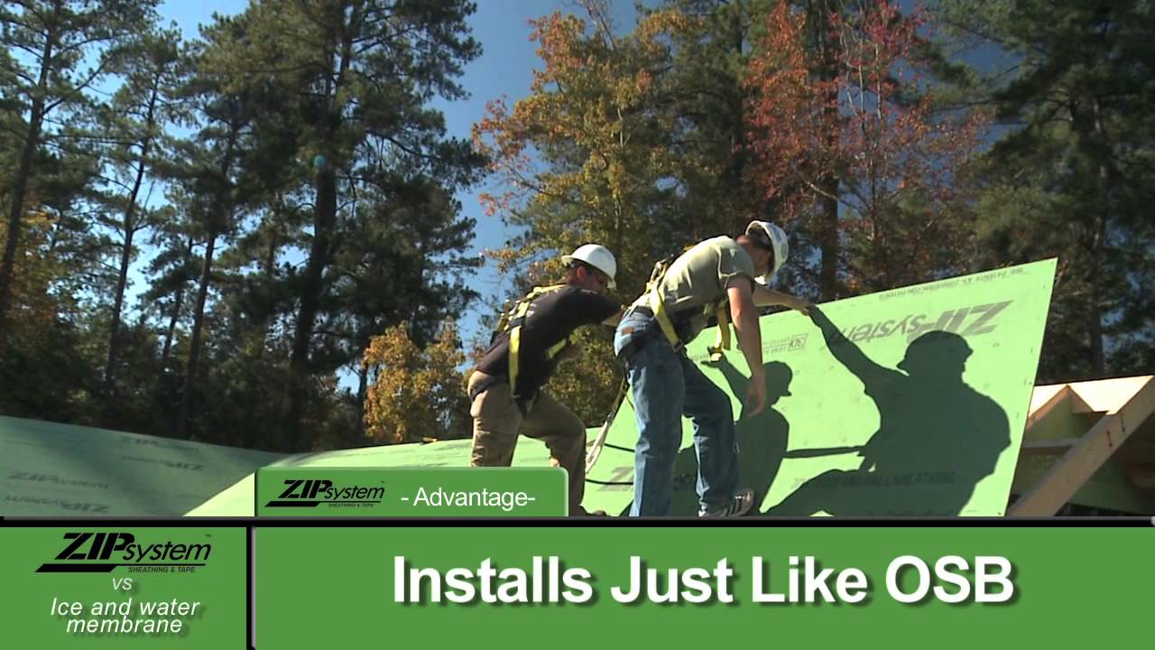 Zip vs Ice & Water Membrane