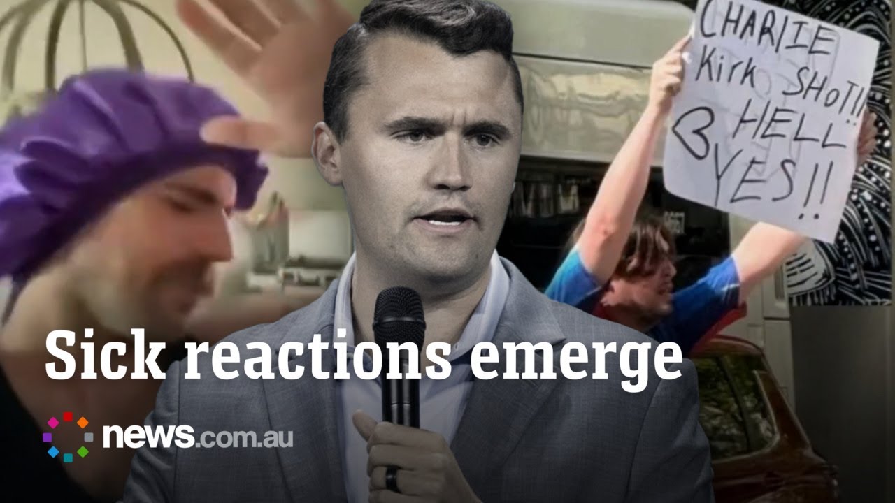 'Disturbing' reactions follow Charlie Kirk&rsquo;s shooting death